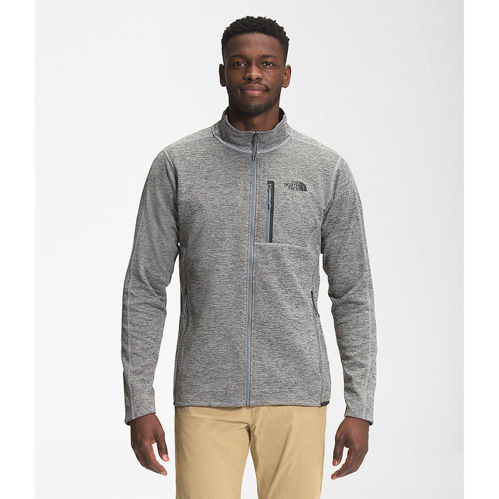 The North Face Canyonlands Full Zip Ανδρικα Fleece - Γκρι (RXQP92847)